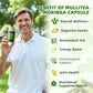 Mulittea Moringa Capsules 1000mg – 7-in-1 Turmeric, Ginger, Elderberry & Boswellia | 120 Vegan Capsules (2-Pack)