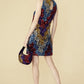 Multicolor Fully Sequined Short Shift Dress