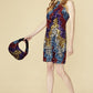 Multicolor Fully Sequined Short Shift Dress