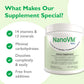 NanoVM Adult Allergen-Free Multivitamin Powder — 13 Vitamins & 13 Minerals, Low-Carb, 275g