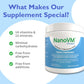 NanoVM 4-8 Years Allergen-Free Kids Multivitamin Powder | Solace Nutrition 275g