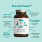 PURE SYNERGY Enzyme Power | Digestive Enzyme Supplement with Nattokinase, Bromelain & Serrapeptase | 90 Capsules