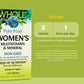 Natural Factors Whole Earth & Sea Women's Multivitamin & Mineral – Vegan, 120 Tablets