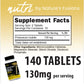 Nature's Fusions Potassium Iodide Tablets (Pack of 5) 130 mg – 700 Tablets EXP 12/2032 – KI Pills