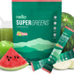 Nello Supergreens Premium Greens Drink Mix – Chlorella, Moringa, Probiotics, Spinach & Broccoli (Sour Watermelon, 20 Servings)