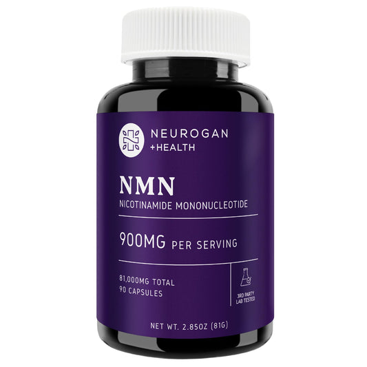 Neurogan NMN Supplement Capsules – 900 mg NMN per Serving, 90 Count