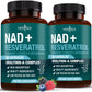 NEW AGE NAD+ Supplement Complex – 300 mg NAD+, Astaxanthin, Urolithin A, Resveratrol & CoQ10 – Vegan, Non-GMO