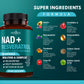 NEW AGE NAD+ Supplement Complex – 300 mg NAD+, Astaxanthin, Urolithin A, Resveratrol & CoQ10 – Vegan, Non-GMO