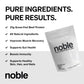 Noble Grass-Fed Beef Protein Powder with Collagen & Colostrum – Vanilla, 30 Servings | Keto & Gluten-Free