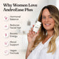 Nourished AndroEase Plus – Vegan Hormone Balance for Women | Zinc, Reishi, Green Tea