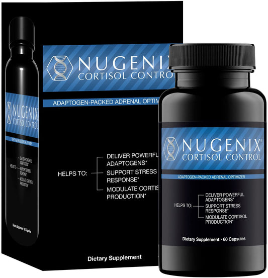 Nugenix Cortisol Control – Cortisol Manager & Adrenal Support for Men, 120 Capsules