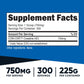 Nutricost Creatine HCl Powder (8 OZ) – CON-CRET Creatine Hydrochloride, 300 Servings