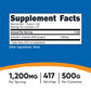 Nutricost N-Acetyl L-Cysteine (NAC) Powder 500g – Vegan, Non-GMO, Gluten Free