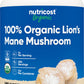 Nutricost Organic Lion's Mane Mushroom Powder 1LB – USDA Organic, Non-GMO