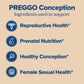 O Positiv Prego Conception Support Capsules – OBGYN-Formulated Prenatal Vitamins with CoQ10 & N-Acetyl Cysteine | 60 Ct