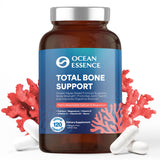 OCEAN ESSENCE Total Bone Support - Plant-Based Algae Calcium for Bone Density & Strength | 120 Capsules