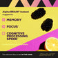 ONNIT Alpha BRAIN Instant Nootropic Drink Mix – Blackberry Lemonade, 30 Packets
