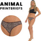 Pack of 10 Women's Animal Print Briefs Zebra Leopard Low Rise Knickers Cotton Underwear Set Daisy Dreamer