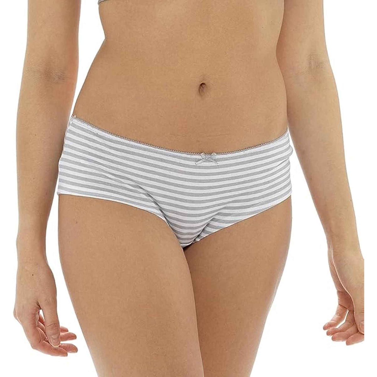 Pack of 10 Womens Cotton Briefs Comfortable Underwear Shorts with Stretch Waistband Assorted Styles Breathable Cotton Blend UK Sizes 12-18 by Daisy Dreamer