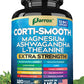 Parrox Corti-Smooth Cortisol Support Capsule – Magnesium, L-Theanine & Adaptogens (120 Caps)