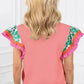 Belle Floral Sleeves Blouse