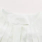 Pleated Neck Stretch Cuff Shirt