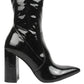Pluto Block Heel Stiletto Ankle Boot