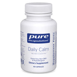 Pure Encapsulations Daily Calm – Vegan Stress & Sleep Support | Ashwagandha, Saffron, GABA & L-Theanine | 60 Capsules