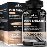 Pure Shilajit Capsules | Maximum Potency Organic Himalayan Resin – 60 Tablets