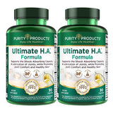 Purity Products Ultimate H.A. Formula – BioCell Collagen & Hyaluronic Acid for Joints & Skin | 2 x 90-count