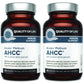 Quality of Life AHCC Kinoko Platinum 750 mg – Premium Immune Support (Pack of 2, 60 Count Bottles)
