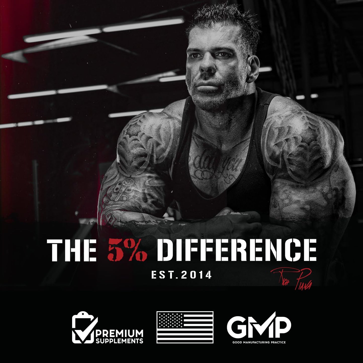 5% Nutrition Rich Piana Liver & Organ Defender Cycle Support Plus NAC | Liver, Prostate, Heart, Kidney & Skin Support | Milk Thistle, Saw Palmetto, Hawthorn Berry | 30-90 Servings