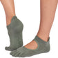 ToeSox Full Toe Bellarina Women's Yoga Grip Socks