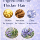 Ammuri Biotin Shampoo - DHT Blocker for Thicker Hair Growth Treatment 473ml Set Of 2