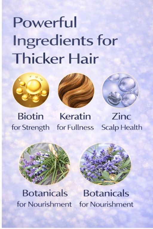 Ammuri Biotin Shampoo - DHT Blocker for Thicker Hair Growth Treatment 473ml Set Of 2