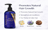 Ammuri Biotin Shampoo - DHT Blocker for Thicker Hair Growth Treatment 473ml Set Of 2