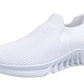 Ronda Womens Ladies Slip On Sports Trainers Sneakers Shoes White