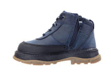 Jayden Kids fleece Hi top trainers Ankle boots Navy