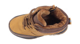 Jayden Kids fleece Hi top trainers Ankle boots Camel brown