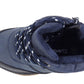 Jayden Kids fleece Hi top trainers Ankle boots Navy