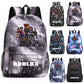 Roblox Game 3D Backpack Kids Boys School Bag Bookbag Shoulder Bags Rucksack UK