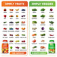 Simply Nature’s Pledge – 42+ Fruits & Vegetables, 2-Month Supply, Non-GMO & Soy-Free