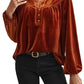 Elegant Skobeloff Beaded Velvet Blouse for Sophistication