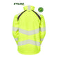 PULSAR® LIFE LFE965 GRS Women's Waterproof Hi-Vis Softshell Jacket Yellow