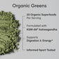 Sports Research Organic Greens Superfood Powder – Pineapple Coconut (30 Servings) | Spirulina, Chlorella, Adaptogens, Probiotics, 8 B Vitamins | Vegan, Sugar-Free