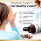 Sunergetic Premium Eye Pressure Support Supplement - Saffron, Lutein, Zeaxanthin, Bilberry & Pine Bark (2 x 30 capsules)