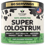 ImmergeHealth Super Colostrum Powder – Grass-Fed, 50% IgG for Gut & Vitality