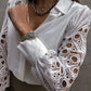 Tali - Stylish And Comfortable Blouse With Lace That's The Ultimate Eye Catcher