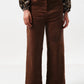 Tim Baby Cord Straight Cut Trousers - Mole