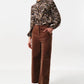 Tim Baby Cord Straight Cut Trousers - Mole